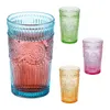 Lot de 4 verres Relaxdays, verres à eau, style vintage, Voir les images du produit 1