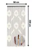 A beaded curtain with dimensions indicated. Produktbild-Vorschau