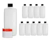 10 Plastikflaschen 500 ml eckig mit schwarzen Produktbild-Vorschau 1