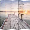 vidaXL Rozdeľovač izieb skladací 200 x 170 cm jazero s Náhľad obrázku produktu 5