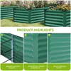 Balconera Hochbeet 120x58x46cm, Gartenbeet verzinkte Produktbild-Vorschau 5