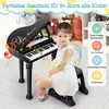 COSTWAY 31 Tasten Kinder Keyboard mit Hocker, Elektronische Produktbild-Vorschau 2