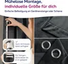 Samt Vorhang Ösen Gardine Velvet blickdicht abdunkelnd, Produktbild-Vorschau 6