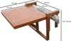 Balkonový stůl Barkeley 985089, závěsný, hnědý, 64 x 65 x Náhled obrázku produktu 3