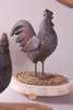 Clayre & Eef Figur Hahn 19x9x24 cm Grau Braun Polyresin Produktbild-Vorschau 4