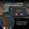 Écran sans fil CarPlay et Android Auto 7 pouces avec caméra Voir les images du produit 9