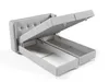 Boxspringbett Bett Schlafzimmerbett 120x200cm GENET Stoff Produktbild-Vorschau 3