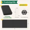 Product size information for weed control fabric, including dimensions and included accessories. Produktbild-Vorschau