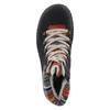 Top-down view of a black boot with colorful accents. Anteprima dell’immagine prodotto