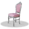 Barockstuhl rosa silber elegant Luxus antik edel Produktbild-Vorschau 2