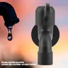 Rubinetto a parete in acciaio inox 304 nero, rubinetto da Anteprima dell’immagine prodotto 3