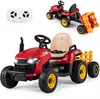 Trattore per bambini COSTWAY 24V, trattore elettrico con Anteprima dell’immagine prodotto 1