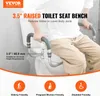 VEVOR zvedák WC sedátka, výška 8,9 cm, nosnost 136 kg, pro Náhled obrázku produktu 2