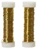 Basteldraht 0,3mm Eisen lackiert 30m 2er Set Gold Produktbild-Vorschau 1