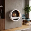 Xaralyn Ethanol-Wandkamin - Modello Orbit - Bianco - Anteprima dell’immagine prodotto 2