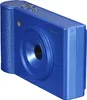 A blue digital camera is shown from a diagonal angle against a white background. Náhled obrázku produktu