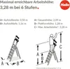 Hailo 8050-607 Aluminiowa drabina bezpieczeństwa L100 Podgląd zdjęcia produktu 32
