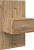 Tête de lit avec armoire avec tiroir 3 pcs Chêne artisanal Voir les images du produit 5