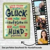 LANOLU retro Blechschild Hund, Wer sagt Glück kann man Produktbild-Vorschau 2