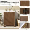 Mobiletto da bagno con lavabo in Vetroceramica, ripiani Anteprima dell’immagine prodotto 7