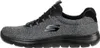 A side view of a gray and black Skechers sneaker. Produktbild-Vorschau