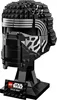 A LEGO Star Wars Kylo Ren helmet model on a display stand. Voir les images du produit