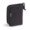 A black wallet with a zipper and a small tag. Produktbild-Vorschau