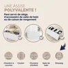 CASARIA® Lavica s úložným priestorom Skladacia biela Náhľad obrázku produktu 11