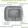 Juskys Hundebett Sheena M orthopädisch, waschbar & Produktbild-Vorschau 3