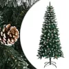 vidaXL Albero di Natale artificiale con supporto Verde 150 Anteprima dell’immagine prodotto 8