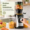 COSTWAY Juicer, 160W, slowjuicer met een vulopening van 110 Productafbeelding-voorbeeld 4