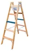 Geis & Knoblauch Stehleiter Holz Stufen ERGO Plus 2x4 Produktbild-Vorschau 1