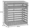 Abri à bois HWC-Q16, étagère pour bois de chauffage, abri à Voir les images du produit 10