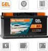 EXAKT GEL Batterie 12V 110Ah Bootsbatterie Marine Produktbild-Vorschau 2