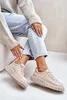 Ocieplane Sneakersy Damskie Big Star MM274618 Beżowe 41 Podgląd zdjęcia produktu 9