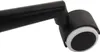 A close-up view of a black office chair caster wheel. Podgląd zdjęcia produktu
