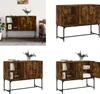 vidaXL Sideboard Räuchereiche 100x40x79,5 cm Holzwerkstoff Produktbild-Vorschau 1