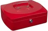 Idena Geldkassette 10" 255x200x90mm, rot - Metall, 8 Fächer Produktbild-Vorschau 2