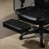 A close-up shot of a black office chair with an extended footrest. Náhľad obrázku produktu
