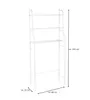 Waschmaschinenregal 3 Ablagen Metall 68 x 25 x 155 cm Produktbild-Vorschau 2
