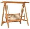 vidaXL Hollywoodschaukel 174 cm Massivholz Teak Produktbild-Vorschau 8
