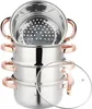 Parní Hrnec Klausberg 5 Prvků. 18Cm Kb-7727 Rose Gold Náhled obrázku produktu 1