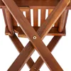 Eukalyptová skládací stolička TACOMA přírodní - 37 x 29 cm Náhled obrázku produktu 5