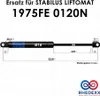 Ersatz für Stabilus Liftomat 1975FE 120N Gasdruckfeder 18/8 Produktbild-Vorschau 2