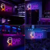 LED neonový nápis ve tvaru BAR, napájený z USB nebo Náhled obrázku produktu 8