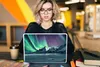 MuchoWow® Laptop Aufkleber Sticker Cover Nordlichter - Produktbild-Vorschau 5