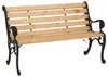 Gartenbank HWC-O25, Sitzbank Parkbank Holzbank 2-Sitzer, Produktbild-Vorschau 13