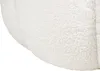 BELIANI Puf okrągły złamana biel materiał boucle ø 60 x 27 Podgląd zdjęcia produktu 5
