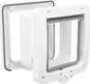 TRIXIE 4-Wege Freilauftür mit Tunnel - weiß - 20 × 22 cm Produktbild-Vorschau 1