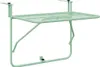 vidaXL Tavolino da balcone sospeso Verde menta 60 x 39 x 65 Anteprima dell’immagine prodotto 1